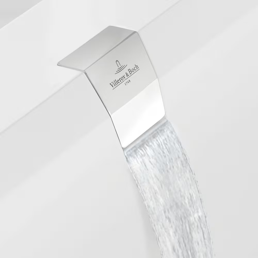 Слив-перелив Villeroy&Boch для ванны 200х300 мм, белый/хром - изображение 1