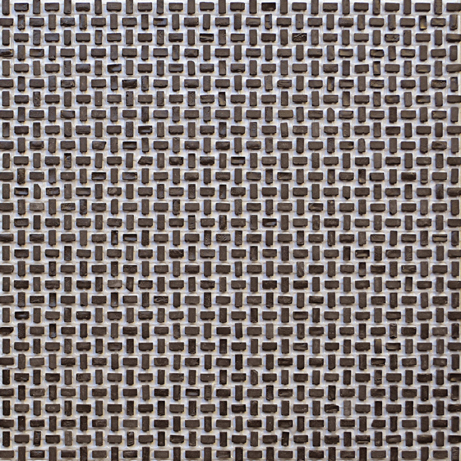 Micro. Мозаика керамогранит Micromosaics Micro-brick Coffee Cross 30x30