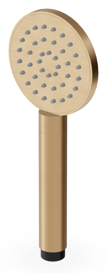Душевая лейка Zucchetti Shower, с защитой от накипи, латунь, цвет Brushed Gold PVD