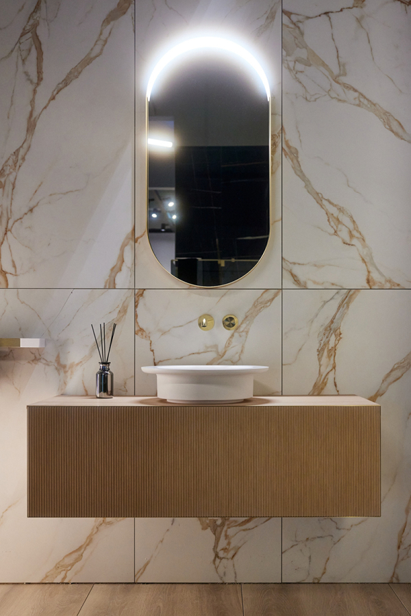 Смеситель для раковины Gessi Habito, встраиваемый, 2 отверстия, настенный, внешняя часть, цвет Black Metal Brushed PVD - изображение 2
