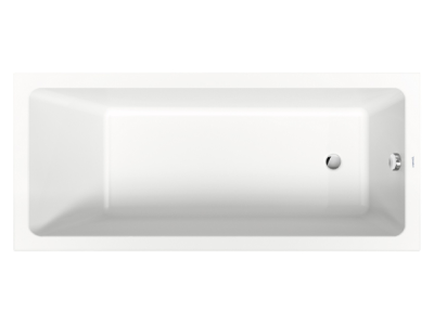 На изображении товар Ванна Duravit Duravit No.1, встраиваемая, 1700x750 мм, 1 наклон спинки, цвет белый от официального представителя в Москве