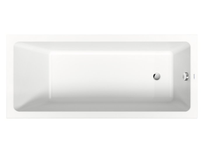 На изображении товар Ванна Duravit Duravit No.1, встраиваемая, 1700x750 мм, 1 наклон спинки, цвет белый от официального представителя в Москве