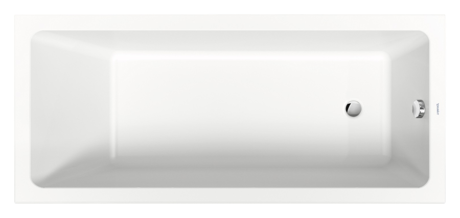 Ванна Duravit Duravit No.1, встраиваемая, 1700x750 мм, 1 наклон спинки, цвет белый