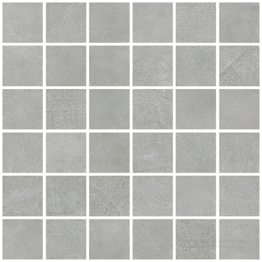 Living Ceramics Керамогранит Floss Silver Mosaic 55 Anti-slip 29,8x29,8