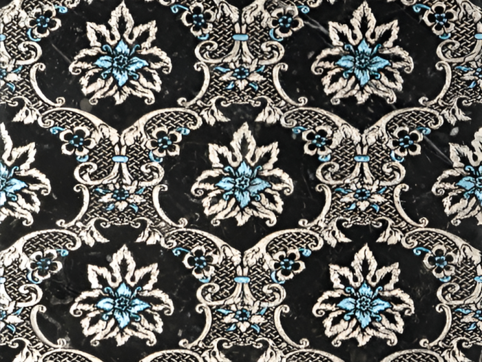 На изображении товар Akros Venezia Камень Decorative Art Alfa Pegasi T Nero Marquinia Silver 30,5X30,5X1 от официального представителя в Москве