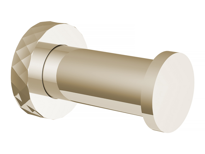 На изображении товар Крючок Carlo Frattini Spillo Tech X  Ø36x63,4 мм, одинарный, цвет брашированная шампань от официального представителя в Москве