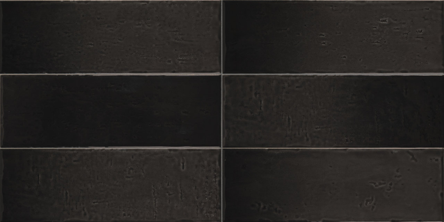 Iris ceramica Керамическая плитка Aura Jet glossy 10x30
