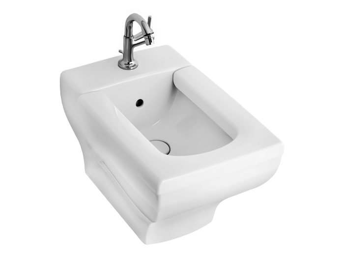 На изображении товар Биде Villeroy&Boch La Belle подвесное 385x585 мм, белое от официального представителя в Москве