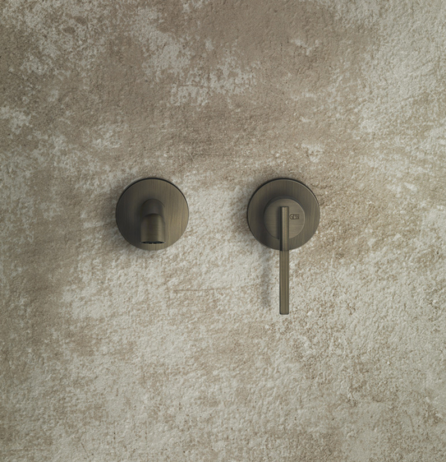Cмеситель Gessi Ingranaggio, настенный, встраиваемый, внешняя часть, цвет Finox Brushed Nickel - изображение 2