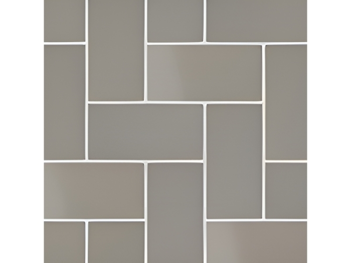 На изображении товар Micro. Керамогранит Microtiles Herringbone Mix Glaze Grey 40,2x40,2 от официального представителя в Москве
