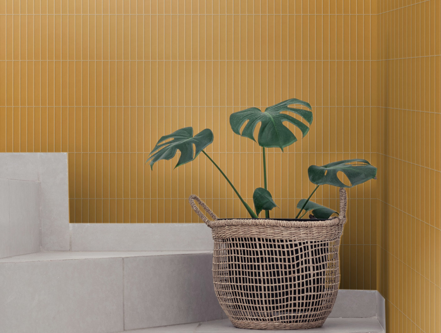 Terratinta Ceramics Мозаика, керамогранит Mosaico Stick Matt Yellow Corn Mosaico 29x30 / 5.5 - изображение 1