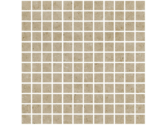 На изображении товар Living Ceramics Керамогранит Bera&Beren Biscuit Mosaic 25 Bush hammered 29,8x29,8 от официального представителя в Москве