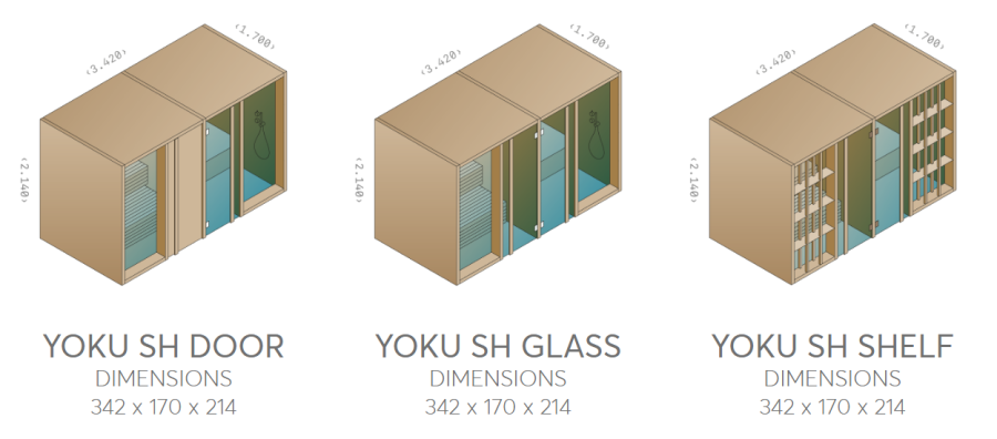 Сауна + Хаммам + Душ Effe Yoku SH Shelf - изображение 9