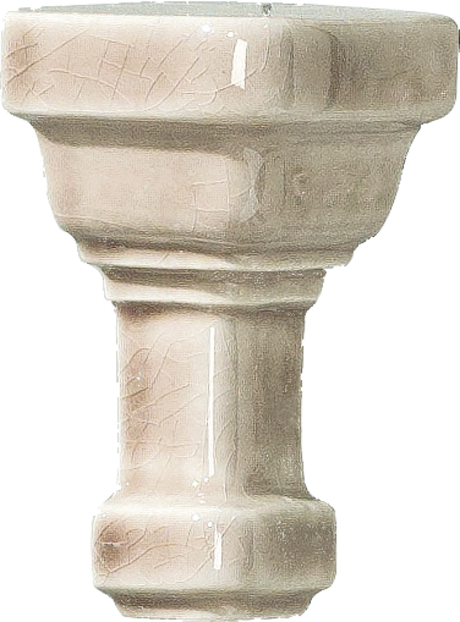CERAMICHE GRAZIA Угловой элемент ESSENZE ANGOLO ESTERNO PARETE CAPITELLO GREIGE CRAQUEL