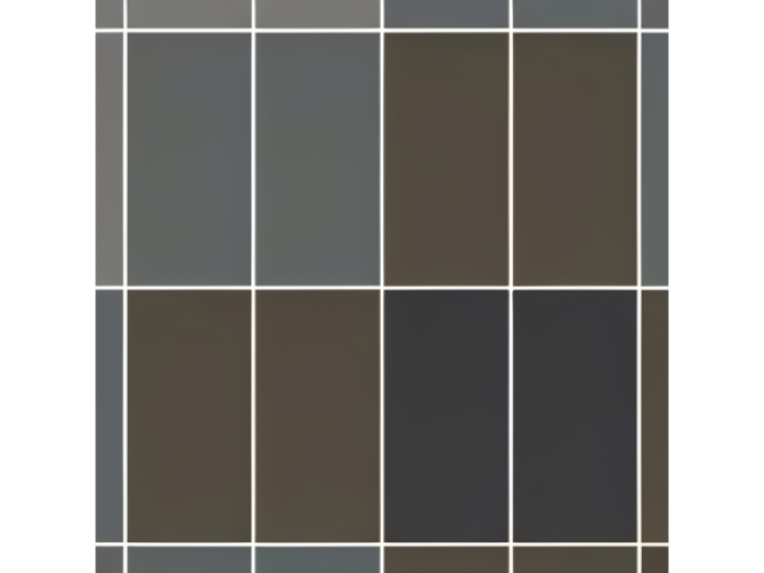 На изображении товар Micro. Керамогранит Microtiles Grid Campiture Mud/Black/Coffee/Graphite 40,2x40,2 от официального представителя в Москве