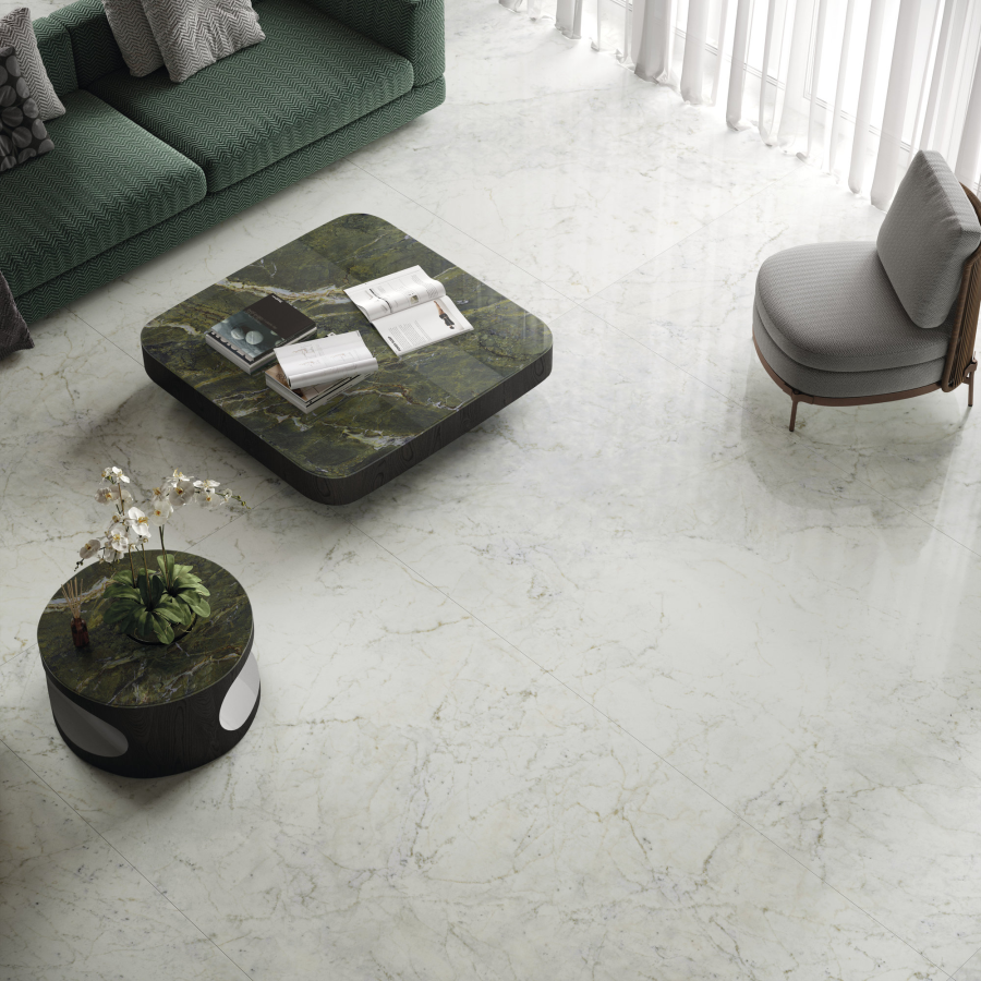 FMG Maxfine Керамогранит Marmi Statuario delicato lucidato 150x75 - изображение 2