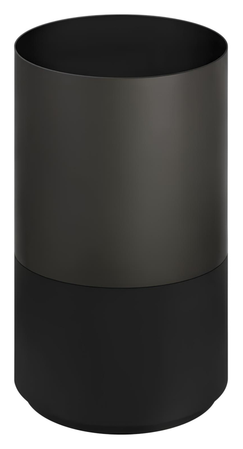 База Gessi, отдельностоящая, для раковины арт. 54601, с сифоном и дренажной трубкой, сливом в пол, цвет Cristalplant Dark Metal