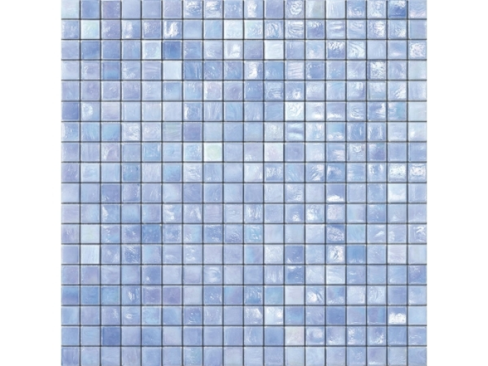 На изображении товар Sicis Стеклянная мозаика Iridium Petunia 2 chips size 15х15 mm sheet size 295x295 mm от официального представителя в Москве