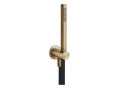 Ручной душ Gessi316, с шланговым подсоединением и держателем, цвет Warm Bronze Brushed PVD