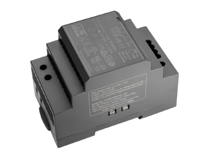 На изображении товар Блок питания Gessi Hybrid- Electronic, 54 вт, на входе 100-240в-на выходе 12в, встраиваемый, цвет Mirror Steel от официального представителя в Москве