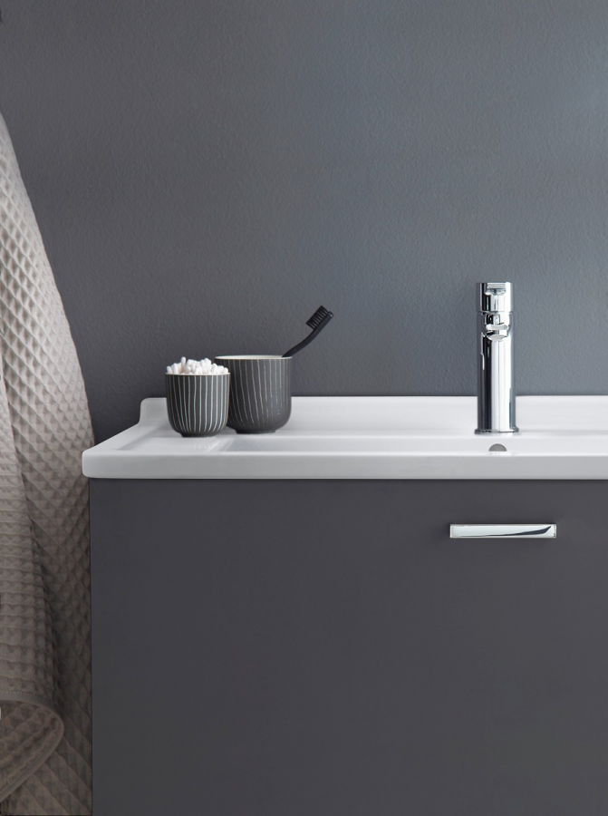 Смеситель для раковины Duravit B.2 однорычажный М, h-165 мм, с донным клапаном, цвет хром - изображение 4