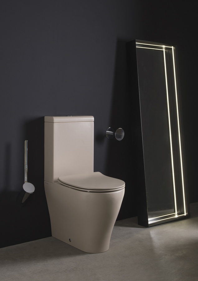 Унитаз Flaminia App, напольный, 580х360 мм, моноблок, с системой PLUS goclean, цвет белый - изображение 1