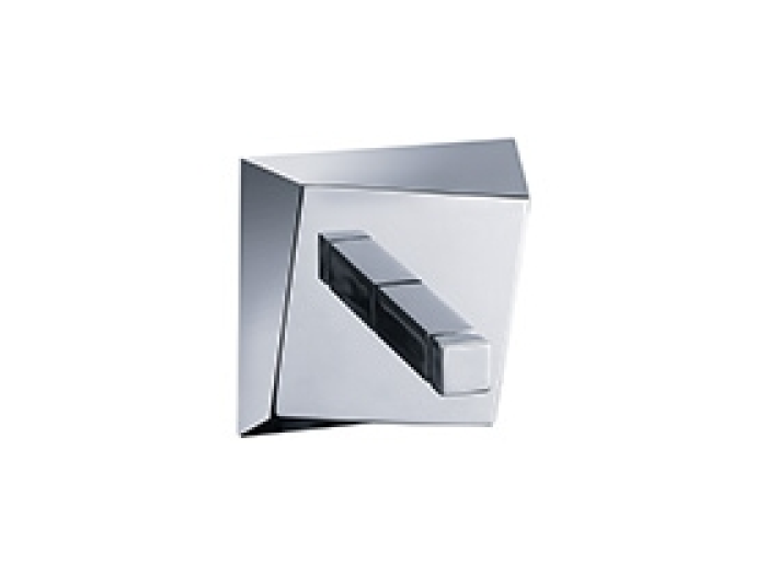 На изображении товар Крючок Joerger Turn, настенный, одинарный, для полотенец, цвет благородная латунь от официального представителя в Москве