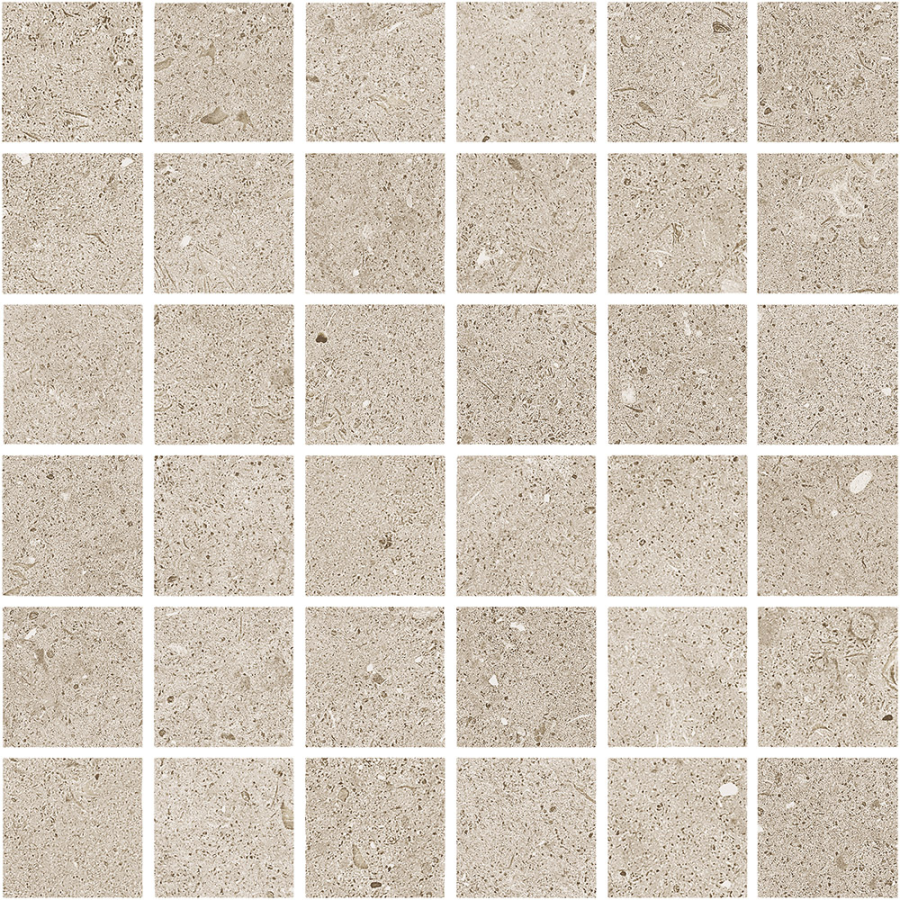 Terratinta Ceramics мозаика, керамогранит Lagom Matt Beige Mosaic 30x30 (5x5) / 9,5