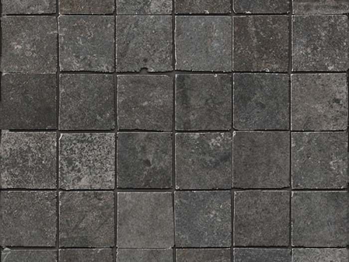 На изображении товар Kronos Керамогранит Le Reverse Nuit 5x5 Mosaico Nat Ret 30x30 от официального представителя в Москве