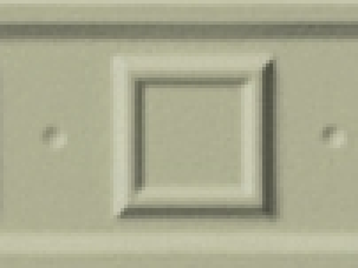 На изображении товар CERAMICHE GRAZIA Бордюр ELECTA SQUARE 6,5X20 VERDE CRAQUELE' от официального представителя в Москве