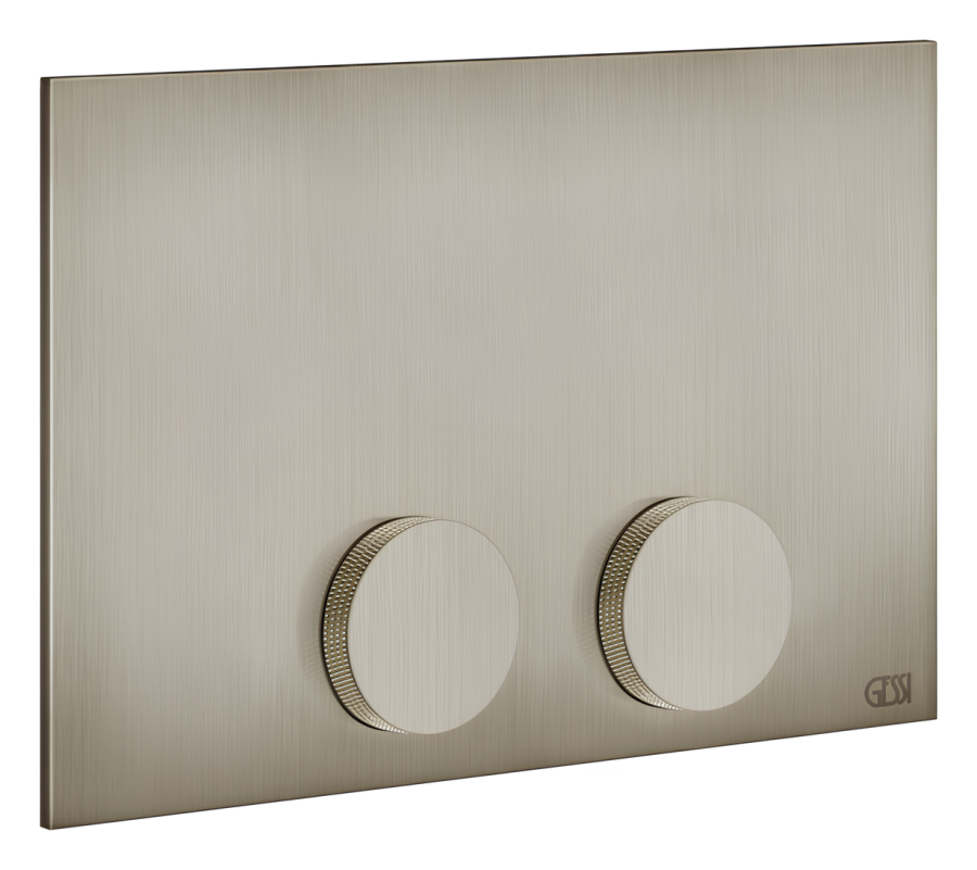 Клавиши смыва Gessi, для TECE (TECEProfil, TECEBox, TECEProfil Octa 2, TECEConstruct), цвет Finox Brushed Nickel