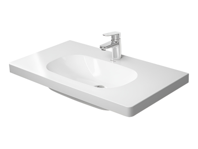 Раковина Duravit D-Code Med, без перелива, 850х480 мм, 1 отверстие под смеситель, цвет белый