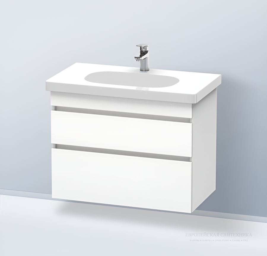 Раковина Duravit D-Code Med, без перелива, 850х480 мм, 1 отверстие под смеситель, цвет белый - изображение 1