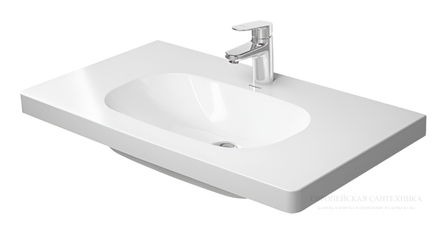 Раковина Duravit D-Code Med, без перелива, 850х480 мм, 1 отверстие под смеситель, цвет белый