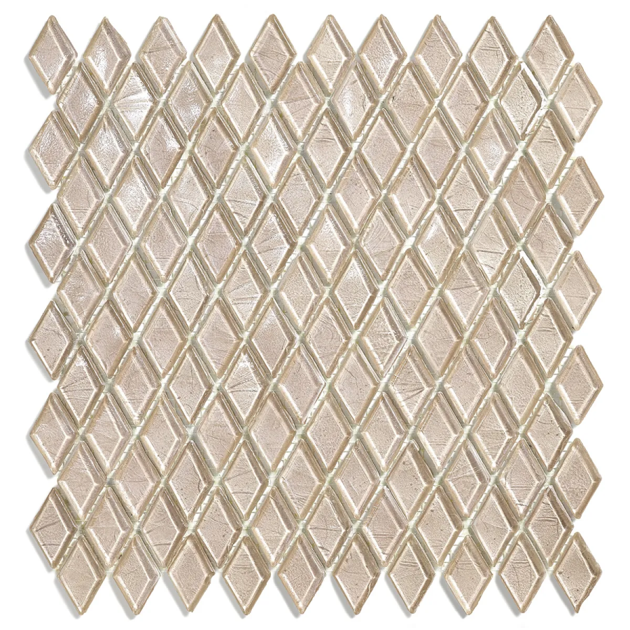 Sicis Стеклянная мозаика Diamond ITEM T45 Barite chips size 23х40 mm sheet size 251x253 mm