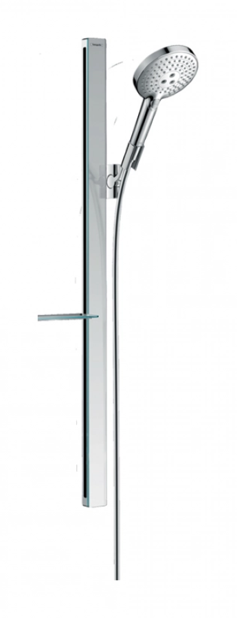 Душевой гарнитур Hansgrohe Raindance Select S 120 3jet, ручной душ, штанга H900 мм, полка, цвет хром
