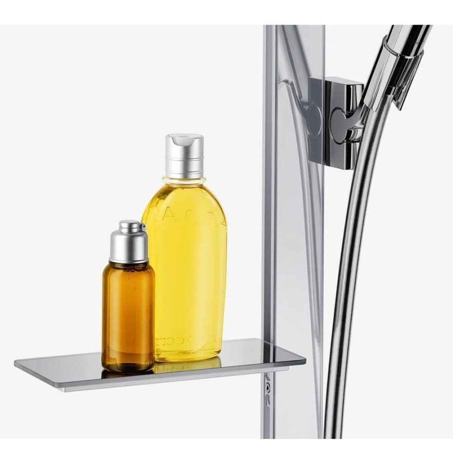 Душевой гарнитур Hansgrohe Raindance Select S 120 3jet, ручной душ, штанга H900 мм, полка, цвет хром - изображение 1