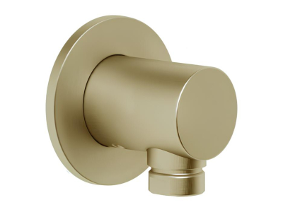 Шланговое подсоединение для душа Gessi Anello, настенное, цвет Brass Brushed PVD