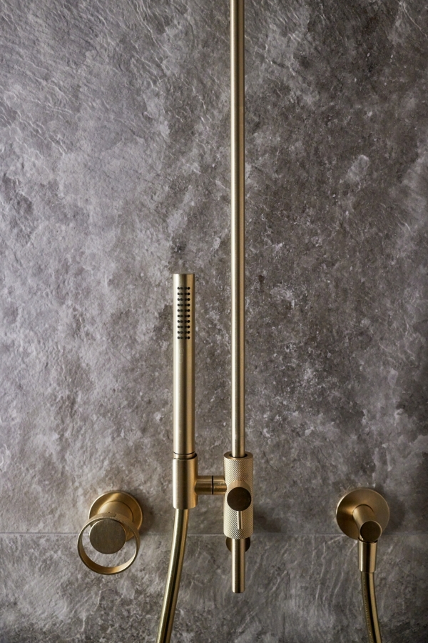 Шланговое подсоединение для душа Gessi Anello, настенное, цвет Brass Brushed PVD - изображение 1