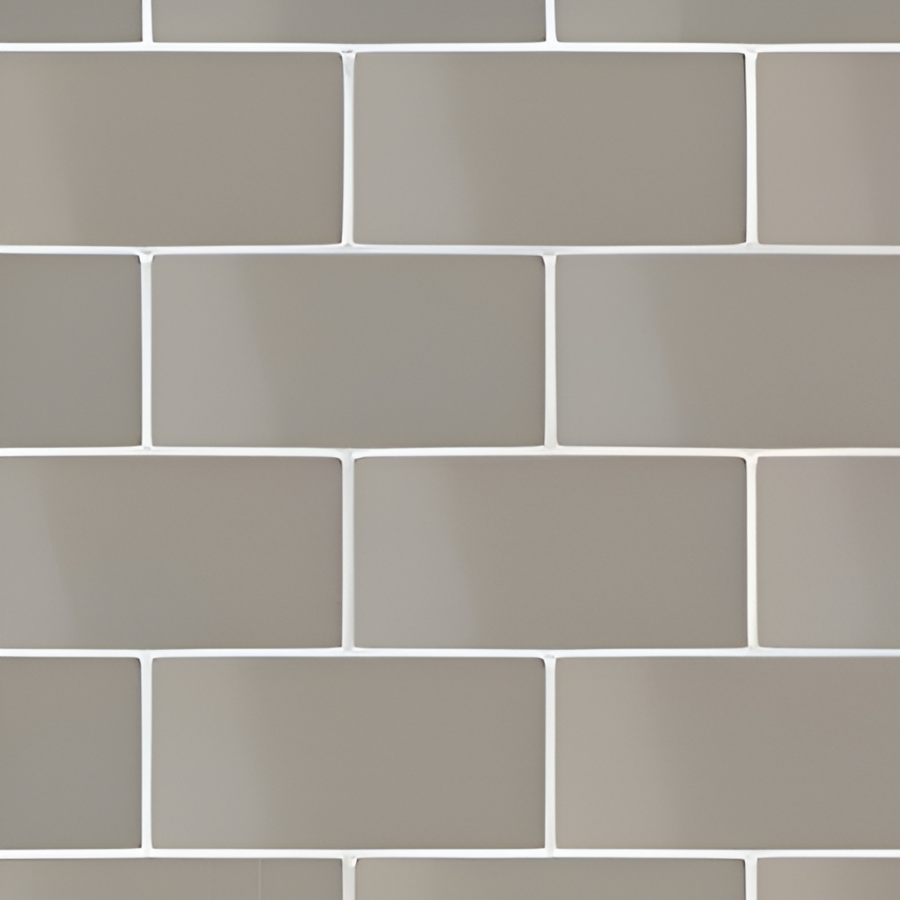 Micro. Керамогранит Microtiles Subway Glaze Grey 30,1X30,1