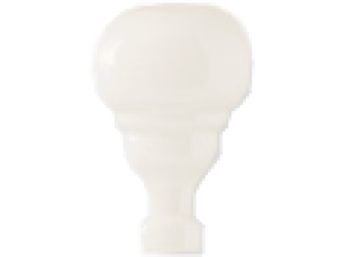 На изображении товар CERAMICHE GRAZIA Угловой элемент BOISERIE ANGOLO ESTERNO PARETE TORO 6,5X3 BIANCO CRAQUELE от официального представителя в Москве