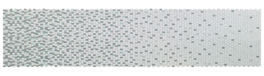 Sicis Стеклянная мозаика Crystal Degradé Cigno chips size 31х15 mm sheet size 304x300 mm