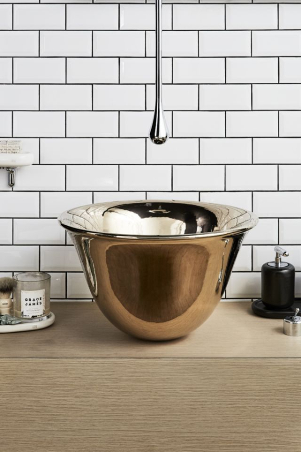 Смеситель для раковины Gessi Goccia, удалённого управления, цвет Copper Brushed GHRC - изображение 1