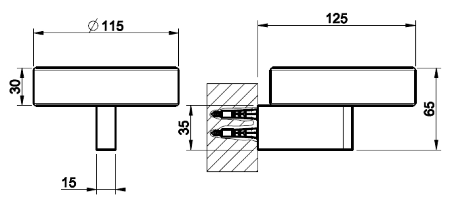 Мыльница Gessi Origini, настенная, цвет Matte Black - изображение 1