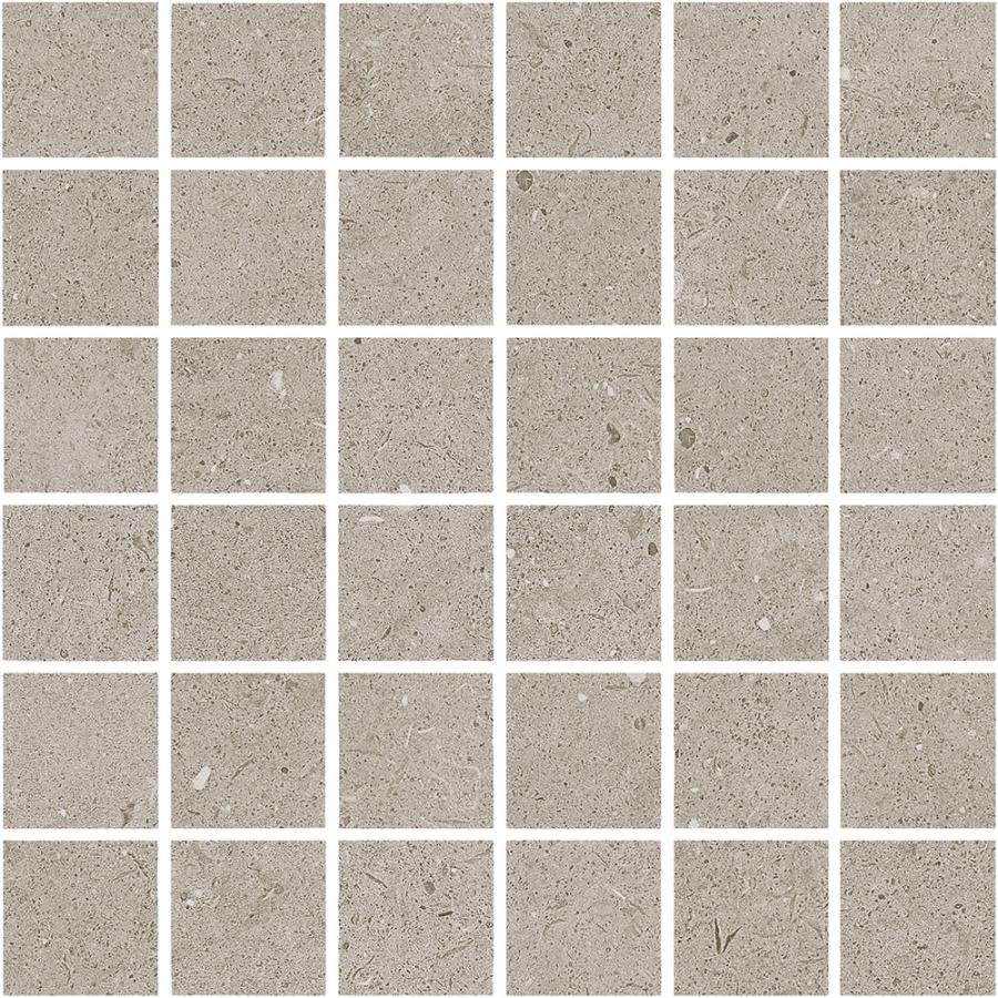 Terratinta Ceramics мозаика, керамогранит Lagom Matt Oyster Mosaic 30x30 (5x5) / 9.5