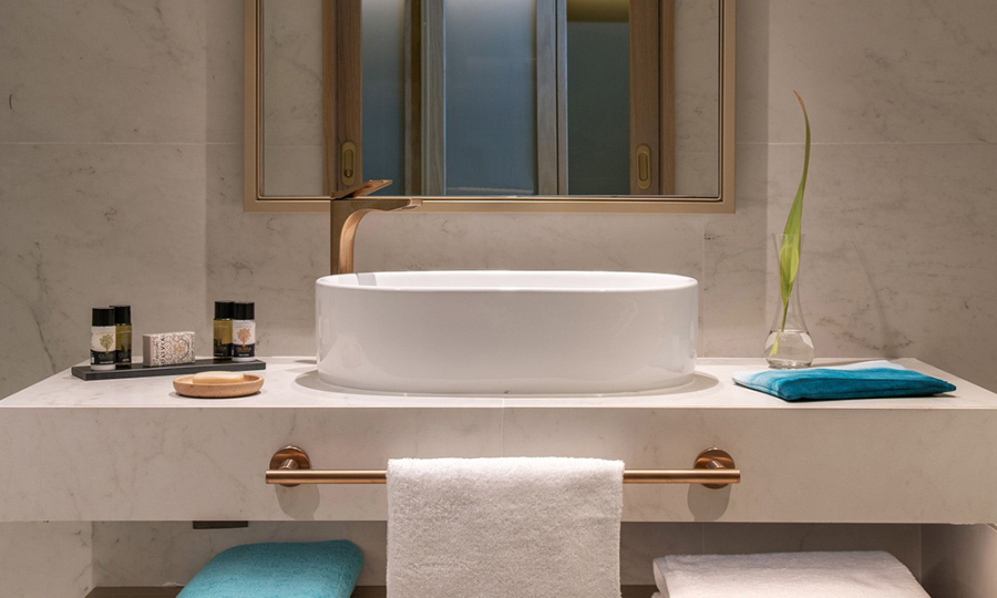 Смеситель для раковины Gessi Rilievo, высокий, однорычажный, цвет Chrome - изображение 5