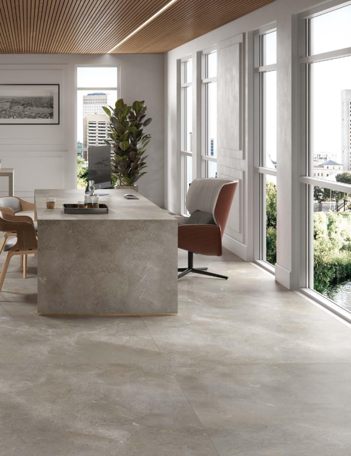 FMG Maxfine Керамогранит Art Stone Abyss grey naturale 270x120 - изображение 7