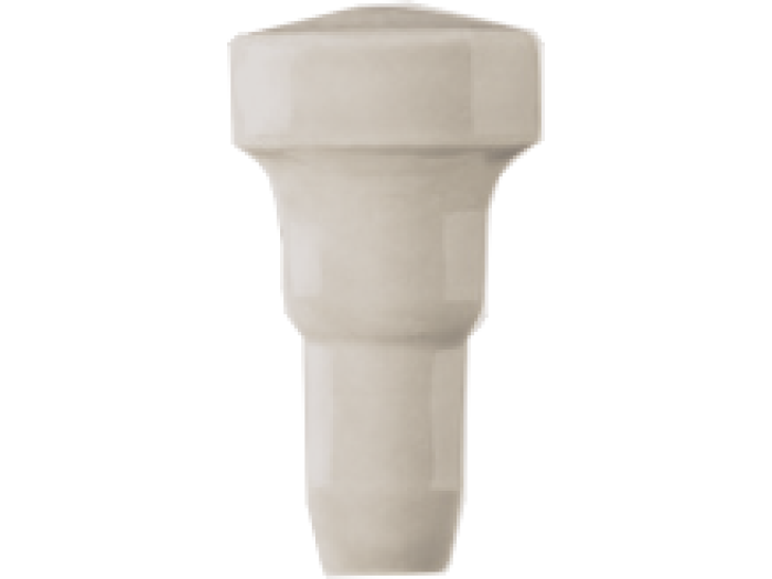 На изображении товар CERAMICHE GRAZIA Угловой элемент NEW CLASSIC ANGOLO ESTERNO TORO 5,5X2,5 TORTORA от официального представителя в Москве