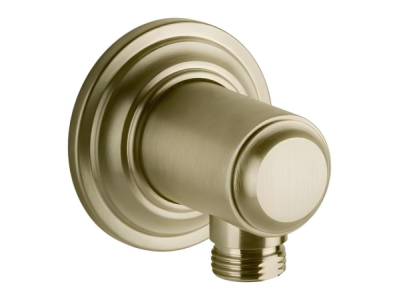 На изображении товар Шланговое подсоединение Gessi Venti20, L-59 мм, цвет Brushed Brass PVD от официального представителя в Москве