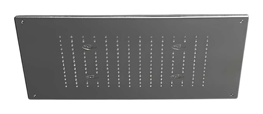 Верхний душ CeaDesign Acqua E Luce, встраиваемый, с LED-подсветкой и блоком управления, цвет сатинированная бронза